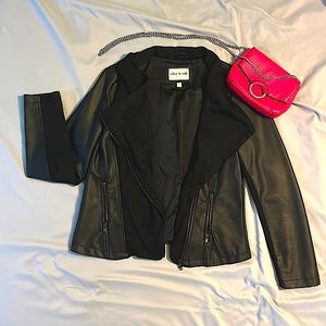 *LIKE NEW* Olive and Oak Faux Leather Jacket